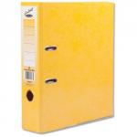 Concord Contrast Lever Arch File Laminated Paper on Board A4 70mm Spine Width Yellow (Pack 10) 38777CC