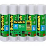Scotch Permanent Glue Stick 21g (Pack 5) 7100115512 38795MM
