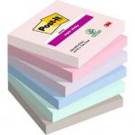 Post it Super Sticky Notes Soulful Colours 76x76mm 90 Sheets (Pack 6) 7100259204 38823MM