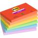 Post it Super Sticky Notes Playful Colours 76x127mm 90 Sheets (Pack 6) 7100258796 38851MM