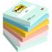 Post it Beachside Colours 76x76mm 100 Sheets (Pack 6) 7100259201 38886MM