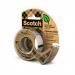 Scotch Magic Tape Greener Choice 19mm x 15m with 1 Recycled Dispenser 7100261907 38935MM