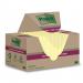 Post-it Super Sticky 100% Recycled Notes Canary Yellow 47.6 x 47.6 mm 70 Sheets Per Pad (Pack 12) 7100284576 39089MM