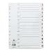 Concord Classic Index 1-12 A4 180gsm Board White with Clear Mylar Tabs 01201/CS12 39134CC