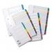 Concord Classic Index Jan-Dec A4 180gsm White Board with Coloured Mylar Tabs 02401CS24 39148CC