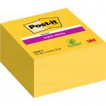 Post-it Super Sticky Notes Cube76 mm x 76 mm Yellow 350 Sheets Per Pad 7100265573 39159MM