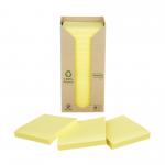 Post-it Recycled Notes 76 mm x 76 mm Canary Yellow (Pack 16) 7100172245 39208MM