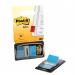 Post-it Index Medium Flags In a Plastic Dispenser 25mm Bright Blue (1 Pack 50 Tabs) 7000144930 39236MM