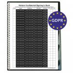 GDPR Compliant Visitor Book With Binder