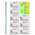 Visitor Book Refill 100 numbered passes
