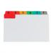 Concord Guide Cards A-Z 203x127mm White with Multicoloured Tabs - 15398 39442CC