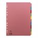 Concord Divider 10 Part A4 (2x5 Colours) 160gsm Board Pastel Assorted Colours - 72099J20 39463CC