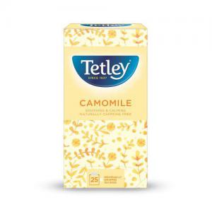 Image of Tetley Camomile Tea Bags Individually Wrapped and Enveloped Pack 25 -