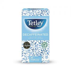 Tetley Decaf Tea Bags Individually Wrapped and Enveloped Pack 25 -