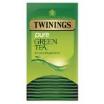 Twinings Pure Green Tea Bags Individually Wrapped (Pack 20) - NWT021 39582NT