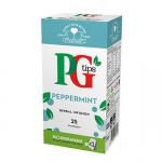 PG Tips Peppermint Herbal Infusion Tea Bag Envelopes (Pack 25) - NWT1628 39666NT