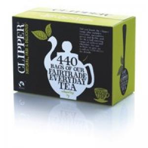 Clipper Fairtrade Everyday One Cup Tea BagsPack 440 - 0403149 39680NT