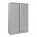 Phoenix SCL Series 2 Door 3 Shelf Steel Storage Cupboard in Grey with Electronic Lock SCL1491GGE 