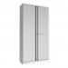 Phoenix SCL Series 2 Door 4 Shelf Steel Storage Cupboard in Grey with Electronic Lock SCL1891GGE 