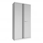 Phoenix SCL Series 2 Door 4 Shelf Steel Storage Cupboard in Grey with Electronic Lock SCL1891GGE 39750PH