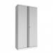 Phoenix SC Series 2 Door 4 Shelf Steel Storage Cupboard in Grey with Key Lock SC1910GGK 