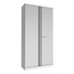 Phoenix SC Series 2 Door 4 Shelf Steel Storage Cupboard in Grey with Electronic Lock SC1910GGE 39834PH