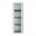 Phoenix CL Series Size 4 Cube Locker in Light Grey with Key Lock CL1244GGK 