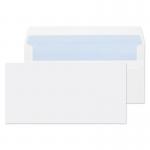 ValueX Everyday Envelopes DL White Wallet Plain Self Seal 80gsm 110x220mm (Pack 1000) - FL2882 40044BL