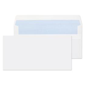 ValueX Wallet Envelope DL Self Seal Plain 80gsm White (Pack 1000) - FL2882 40044BL