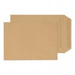 This picture shows a stack of 500 C5 envelopes by ValueX. The envelopes are made of Manilla paper, have a pocket design and are sealed with self adhesive. They are plain without any print and measure 229x162mm. The envelopes are light-weight at 80gsm.