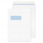 ValueX Pocket Envelope C4 Peel and Seal Window 100gsm White (Pack 250) - 23892 40135BL