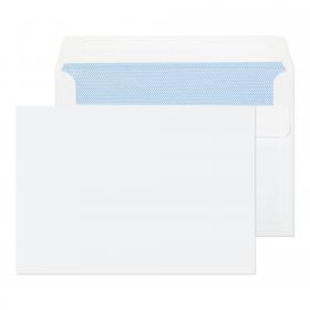 ValueX Everyday Envelopes C6 White Wallet Plain Self Seal 90gsm 114x162mm (Pack 1000) - 2602 40170BL