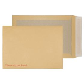 ValueX Board Backed Envelope C4 Peel and Seal Plain 120gsm Manilla (Pack 125) - 13935 40233BL