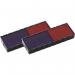 Colop E/12/2 Replacement Stamp Pad Fits Mini-Dater S120/WD Blue/Red (Pack 2) - 107147 40293CL