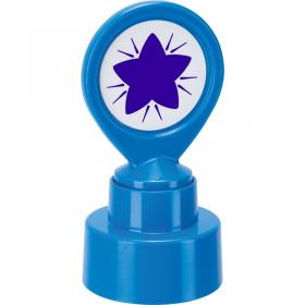 COLOP Self-inking Motivational STAR Stamp Impression Size 22x22mm Blue Ink - 147164 40335CL