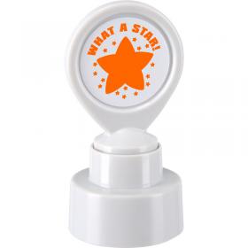 Colop Self Inking Motivational Stamp Orange What A Star - 147169 40363CL