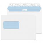 Blake Premium Office Envelopes C5 Ultra White Wove Wallet Window Peel and Seal 120gsm 162x229mm (Pack 500) - 34216 40436BL