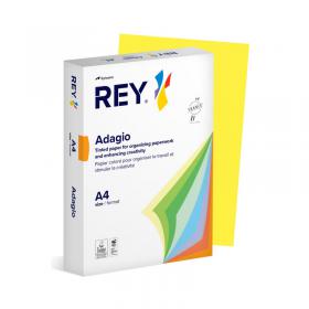 Rey Adagio Paper A4 80gsm Canary Yellow (Ream 500) RYADA080X423 40468PC