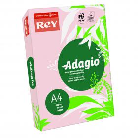 Rey Adagio Paper A4 80gsm Pink (Ream 500) RYADA080X428 40475PC