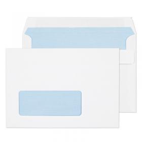 ValueX Everyday Envelopes C6 White Wallet Window Self Seal 90gsm 114x162mm (Pack 1000) - 2603W 40492BL