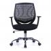 Nautilus Designs Ultra Medium Back Sturdy and Flexible Designer Task Office Chair With Arms Black - BCPF590BK 40550NA