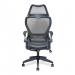 Nautilus Designs Canis High Back Mesh Task Operator Office Chair With Moulded Foam Seat Folding Arms and Optional Headrest Black - BCM/K540/BK 40557NA