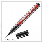 edding 370 Permanent Marker Bullet Tip 1mm Line Black (Pack 10) - 4-370001 40573ED