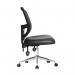 Nautilus Designs Nexus Designer Medium Back Mesh Operator Office Chair Sculptured Lumbar and Spine Support Black Vinyl - BCMK512BKV 40578NA