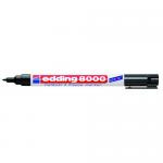 edding 8000 Freeze Permanent Marker Bullet Tip 1mm Line Black (Pack 5) - 4-8000-1-1001 40601ED