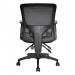 Nautilus Designs Barri Medium Back 3 Lever Mesh Task Operator Office Chair With Fabric Seat and Height Adjustable Arms Black - BCM/K610/BK 40669NA