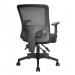 Nautilus Designs Barri Medium Back 3 Lever Mesh Task Operator Office Chair With Fabric Seat and Height Adjustable Arms Black - BCM/K610/BK 40669NA