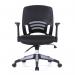 Nautilus Designs Graphite Medium Back Mesh Task Operator Office Chair With Folding Arms Black - BCMF560BK 40676NA