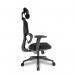 Nautilus Designs Trinity High Back Ergonomic Mesh Executive Office Chair With Lumbar Support Adjustable Headrest and Arms Black - BCMK470BK 40704NA