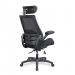 Nautilus Designs Resolute High Back 24 Hour Mesh Task Operator Office Chair With Folding Arms and Optional Headrest Black - BCM/L1305/BK 40711NA